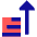Sort Ascending Icon from Sharp Pop Set