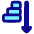 Sort Ascending Icon from Plump Pop Set