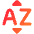 Sort By Alphabet Icon from Core Gradient Set