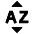 Sort By Alphabet Icon from Sharp Solid Set