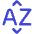 Sort By Alphabet Icon from Core Duo Set