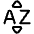 Sort By Alphabet Icon from Plump Line Set