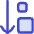 Sort Size Ascending Order Down Icon from Flex Duo Set