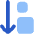 Sort Size Ascending Order Down Icon from Flex Flat Set