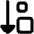 Sort Size Ascending Order Down Icon from Flex Remix Set