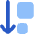 Sort Size Descending Order Down Icon from Flex Flat Set