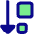 Sort Size Descending Order Down Icon from Flex Pop Set