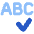 Spell Check Icon from Plump Flat Set