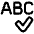 Spell Check Icon from Plump Line Set