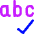 Spell Check Icon from Core Neon Set