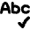 Spell Check Icon from Flex Solid Set