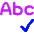 Spell Check Icon from Flex Neon Set