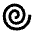 Spiral Shape Fill Icon from Sharp Fill - Material Pro Set