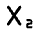 Subscript Icon from Rounded Line - Material Pro Set