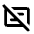 Subtitles Off Icon from Rounded Line - Material Pro Set