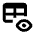 Table Eye Icon from Rounded Line - Material Pro Set