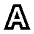 Text Outline Fill Icon from Sharp Fill - Material Pro Set