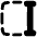 Text Select End Icon from Plump Solid Set