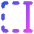 Text Select End Icon from Core Gradient Set