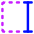 Text Select End Icon from Core Neon Set