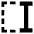 Text Select End Icon from Sharp Solid Set