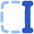 Text Select End Icon from Plump Flat Set