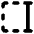 Text Select End Icon from Core Solid Set