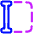 Text Select Start Icon from Plump Neon Set