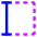 Text Select Start Icon from Core Neon Set