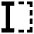 Text Select Start Icon from Sharp Solid Set