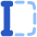 Text Select Start Icon from Plump Flat Set