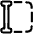 Text Select Start Icon from Plump Line Set