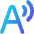 Text Speech Icon from Core Gradient Set