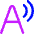Text Speech Icon from Core Neon Set
