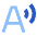 Text Speech Icon from Sharp Flat Set