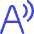 Text Speech Icon from Core Duo Set