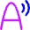 Text Speech Icon from Flex Neon Set
