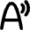 Text Speech Icon from Flex Solid Set