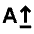 Text Up Fill Icon from Sharp Fill - Material Pro Set
