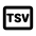 Tsv Icon from Rounded Line - Material Pro Set