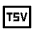 Tsv Icon from Sharp Line - Material Symbols Set