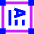 Vertical Text Box Icon from Sharp Neon Set