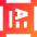 Vertical Text Box Icon from Sharp Gradient Set