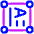 Vertical Text Box Icon from Plump Neon Set