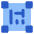 Vertical Text Box Icon from Core Flat Set
