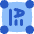 Vertical Text Box Icon from Flex Flat Set
