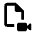 Video File Icon from Rounded Line - Material Pro Set