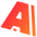 Word Art Icon from Sharp Gradient Set