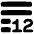 Word Count Icon from Plump Solid Set