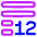 Word Count Icon from Plump Neon Set